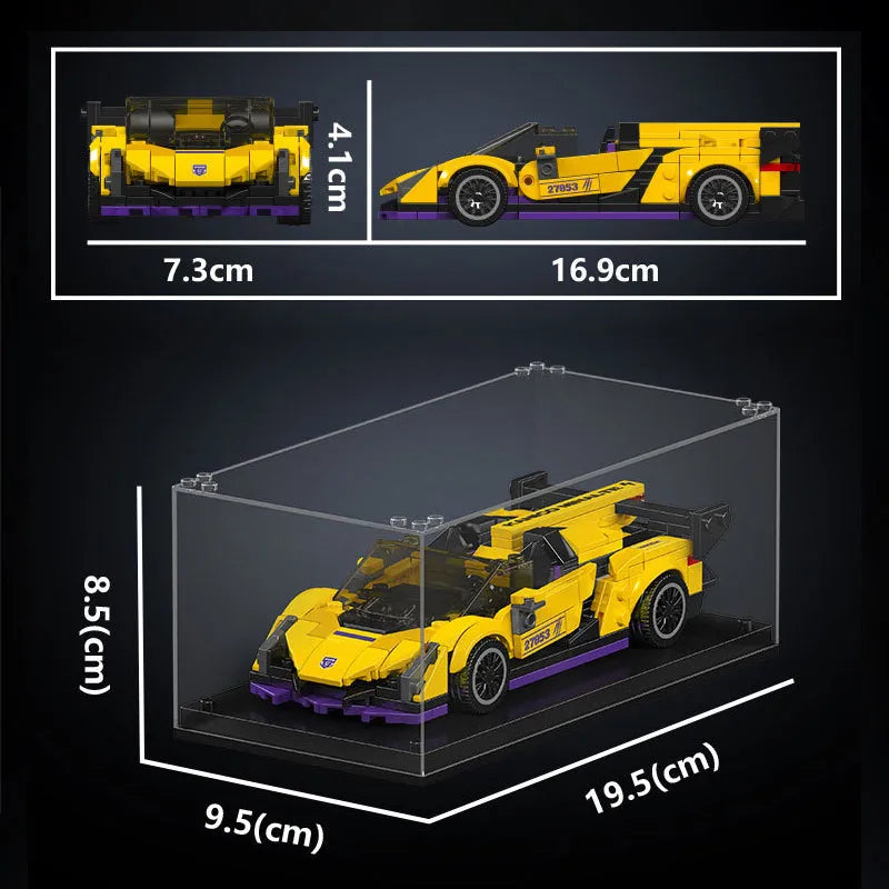 Building Blocks Tech Mini Veneno Speed Car Champions Bricks Toy Construction Set Toys - 5