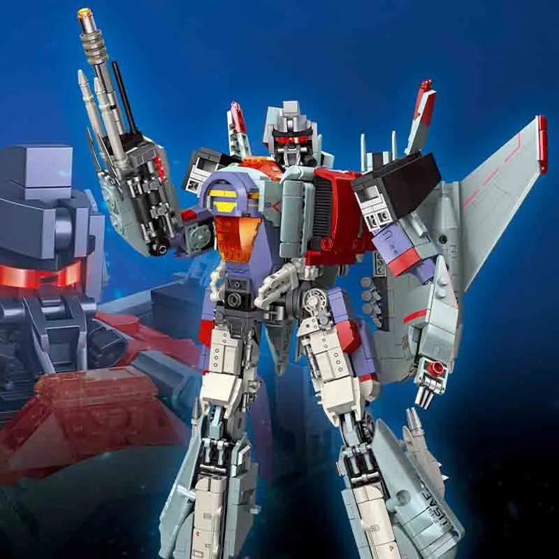 Building Blocks Super Hero Blitz Wing Mecha Robot Warrior Bricks Toy Construction Set Toys - 8