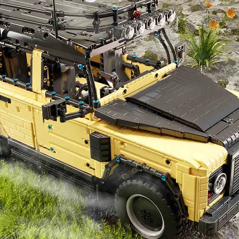 Building Blocks Tech MOC Motorized Off Road Rock Glgan Bricks Toy Construction Set Toys - 5