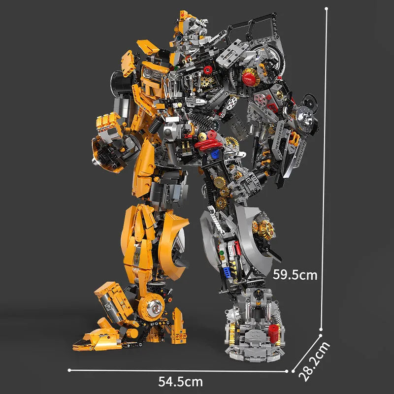 Building Blocks Mech MOC Metamorphic Bumblebee Robot Bricks Toy - 2