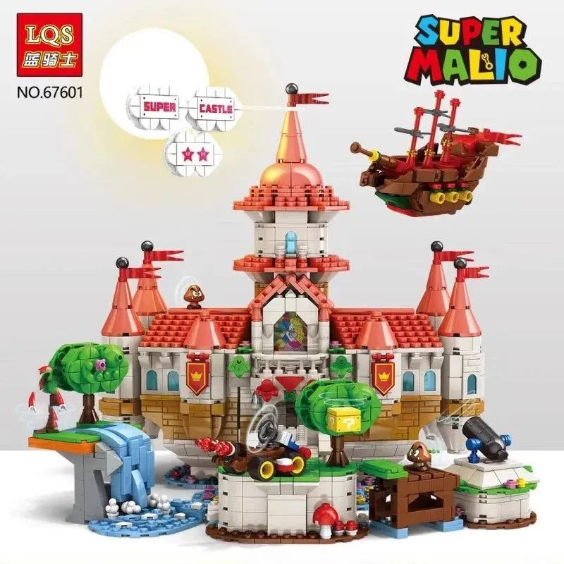 Building Blocks Creator Movie Super Mario Castle Bricks Toys EU Construction Set Toys - 2