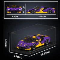 Thumbnail for Building Blocks Tech Mini Centennial Bull Car Speed Champions Bricks Toy Construction Set Toys - 4