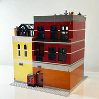Thumbnail for Building Blocks Creator Experts MOC City Jazz Club and Pizzeria Bricks Toy - 4