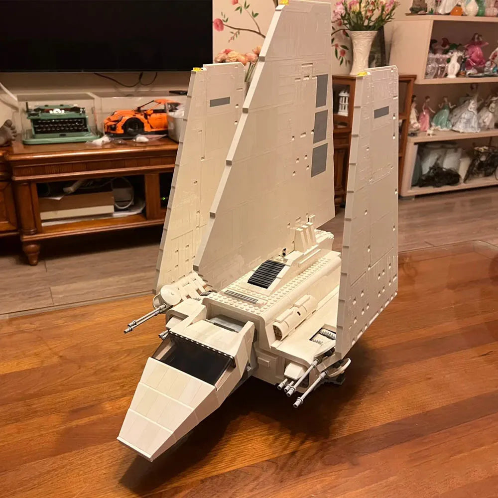 Building Blocks Star Wars Imperial Shuttle MOC Spaceship Bricks Toy - 2