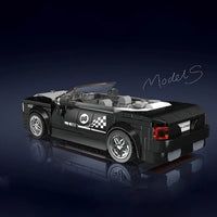 Thumbnail for Building Blocks Tech Mini RR DAWN Speed Champions Racers Bricks Toy Construction Set Toys - 3