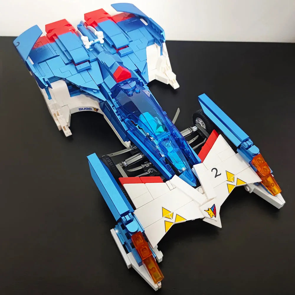 Building Blocks Tech MOC F1 SF 03 Formula One Racing Car Bricks Toy Construction Set Toys - 2