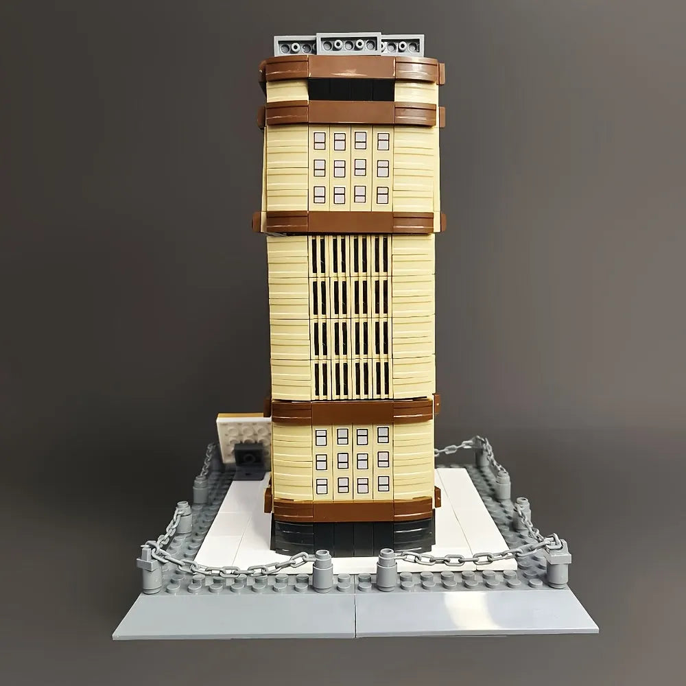 Building Blocks MOC Architecture New York Flatiron Bricks Kids Toys 4220 Construction Set Toys - 10