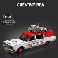 Thumbnail for Building Blocks Tech Creator Expert MOC Ghost Hunter Bus Bricks Toy - 2