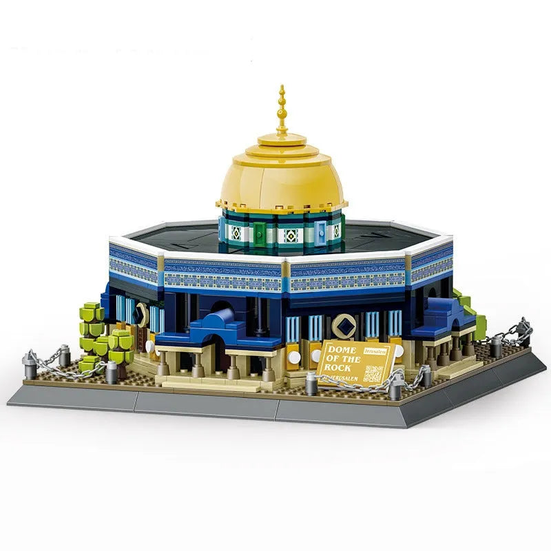 Building Blocks Creator Expert Jerusalem Dome Of The Rock Bricks Toy - 1