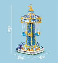 Thumbnail for Building Blocks Creator Expert MOC Rotating Windmill Bricks Toy Construction Set Toys - 4