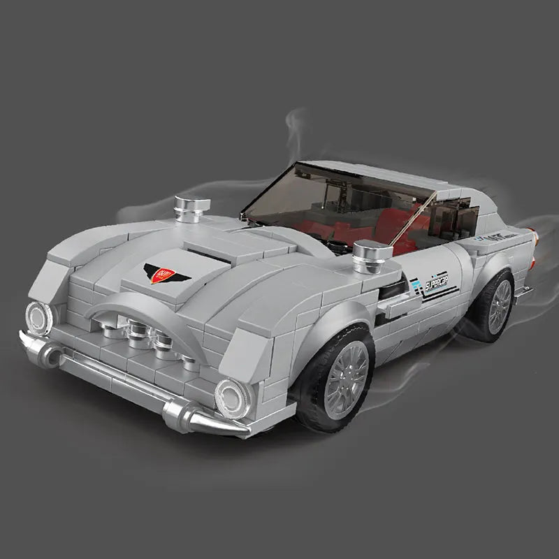 Building Blocks Tech Mini Martin 007 Speed Champions Car Bricks Toys - 6