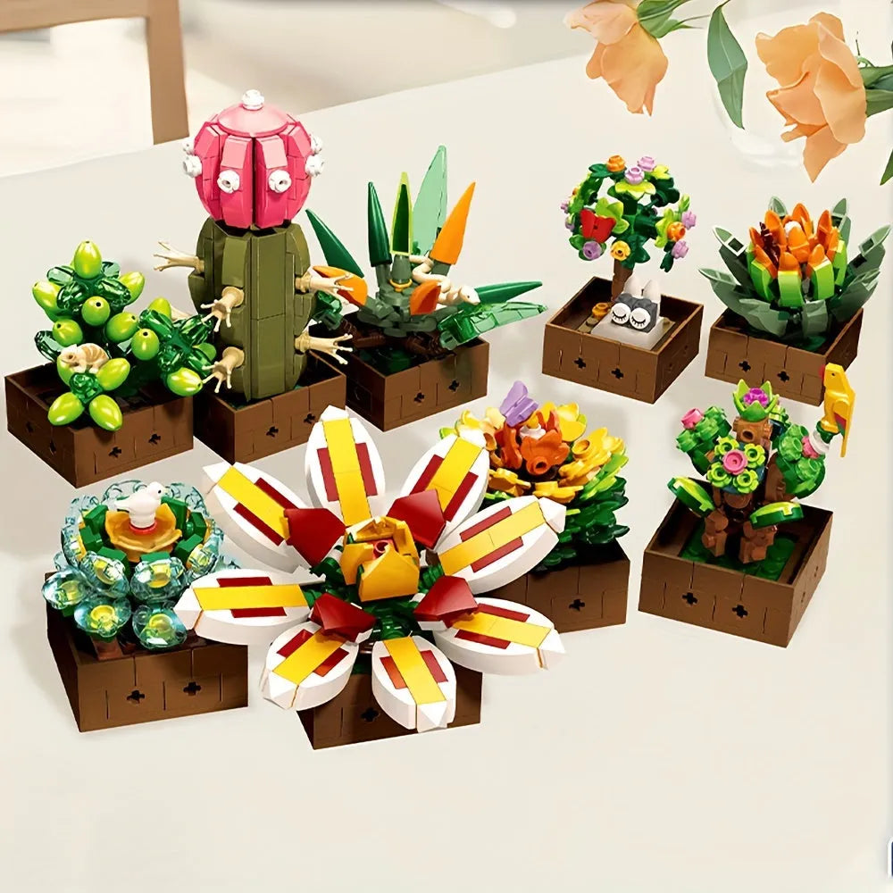 Building Blocks Creator Expert Ideas Botanical Garden Bricks Toy - 4