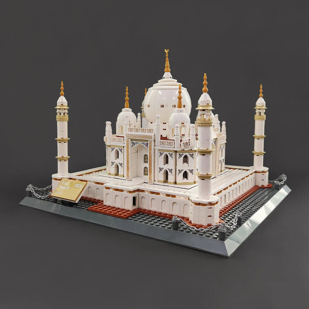 Building Blocks MOC Architecture Famous Taj Mahal Bricks Toys - 11