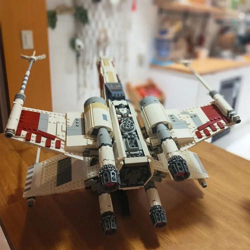 Building Blocks Star Wars MOC Red Five X-Wing Star Fighter Bricks Toy 05039 - 3