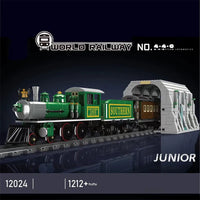 Thumbnail for Building Blocks Tech RC 4 - 4 - 0 Steam Locomotive Train Bricks Toy - 2