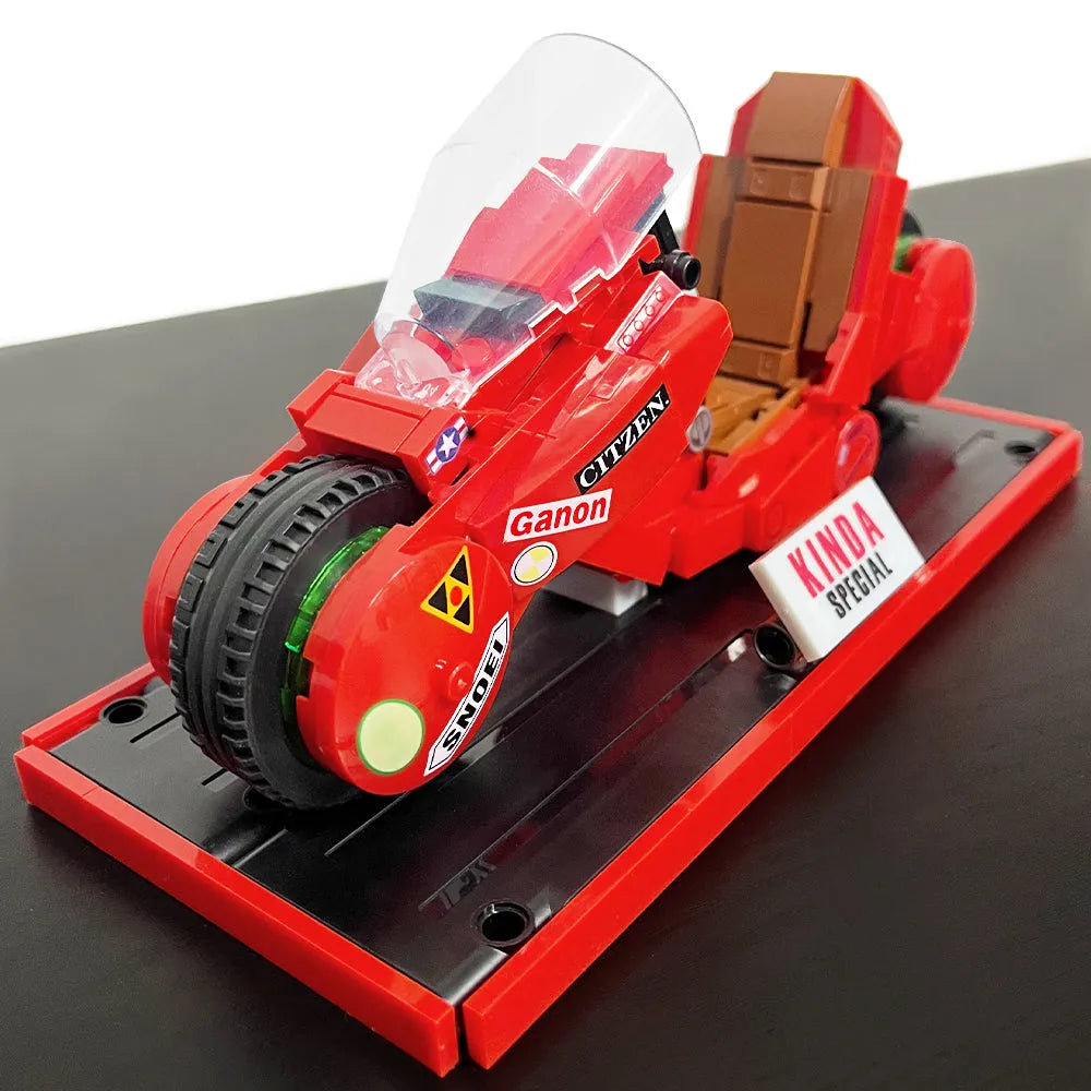 Building Blocks Tech MOC Kinda Special Motorcycle Bricks Toy Construction Set Toys - 8
