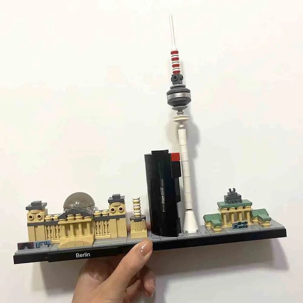 Building Blocks MOC Architecture Berlin Skyline Bricks Toy - 3