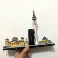 Thumbnail for Building Blocks MOC Architecture Berlin Skyline Bricks Toy - 3