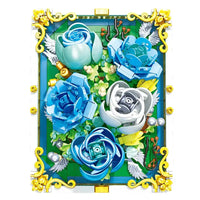 Thumbnail for Building Blocks Art MOC Heart Of The Ocean Picture Frame Bricks Toy Construction Set Toys - 1