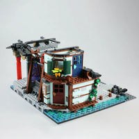 Thumbnail for Building Blocks Block MOC Ninjago City Markets Bricks Toy - 4