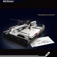 Thumbnail for Building Blocks Technic Expert Motorized Plotter Bricks Toy - 5