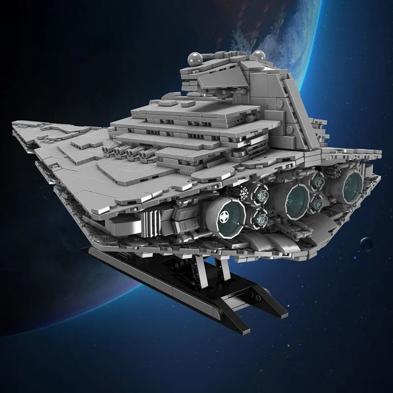 Building Blocks Star Wars MOC Imperial Star Destroyer Bricks Toy - 5