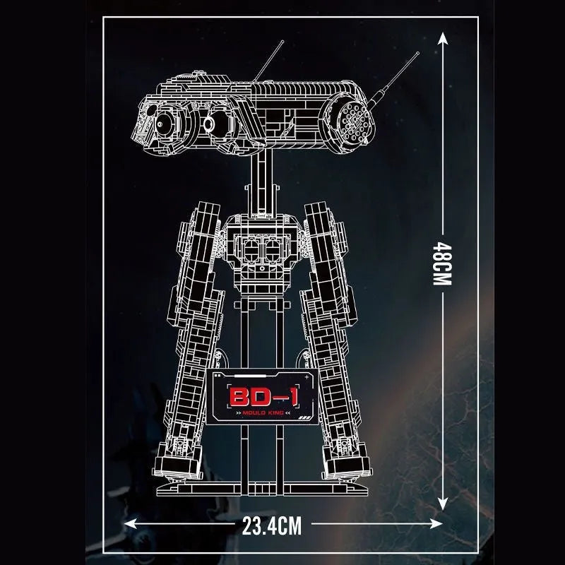 Building Blocks Star Wars MOC The DB 1 Robot Bricks Toy 21052 Construction Set Toys - 3