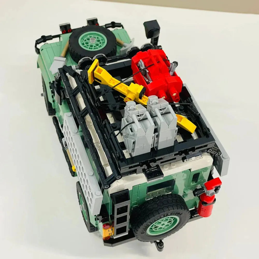 Building Blocks Tech Creator Expert Land Rover Defender 90 Bricks Toy - 4