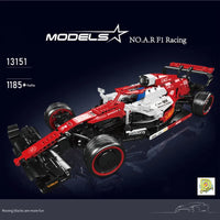 Thumbnail for Building Blocks Tech Motorized MOC F1 Arrow Racing Car Bricks Toy - 2