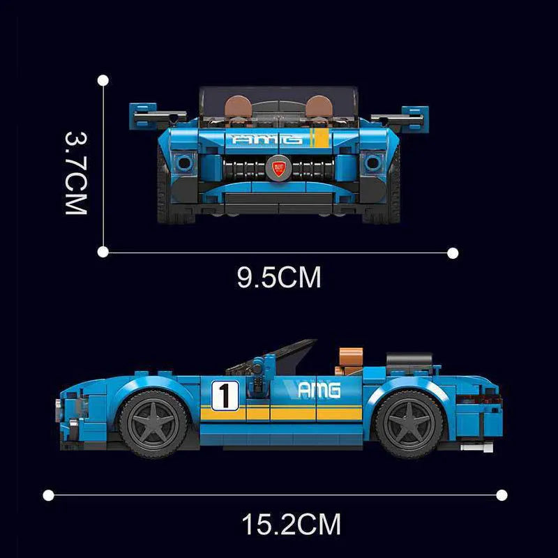 Building Blocks Tech Mini AMG GTC Speed Champions Bricks Toy - 7