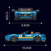 Thumbnail for Building Blocks Tech Mini AMG GTC Speed Champions Bricks Toy Construction Set Toys - 7