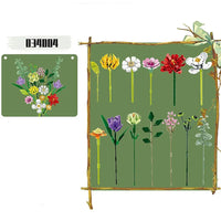 Thumbnail for Building Blocks Creator Expert Ideas Flower Bouquet Bricks Toy Construction Set Toys - 3