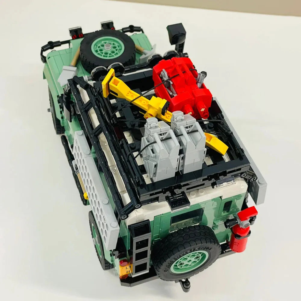 Building Blocks Creator Tech MOC Land Rover Defender 90 Bricks Toy - 3
