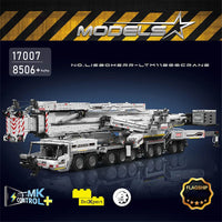 Thumbnail for Building Blocks Tech MOC Motorized Liebherr LTM 11200 Crane Bricks Toy - 2