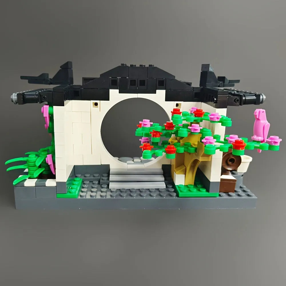 Building Blocks Creator Expert MOC Huizhou Architecture Arch Bricks Toy Construction Set Toys - 8