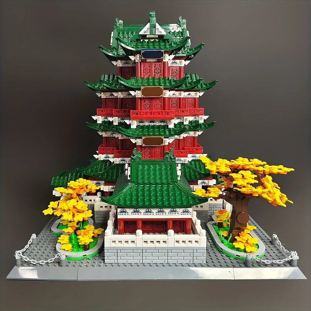 Building Blocks Architecture Famous Pavilion of Prince Teng Bricks Toy Construction Set Toys - 10