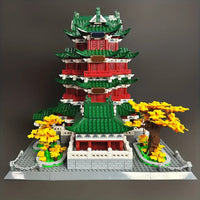 Thumbnail for Building Blocks Architecture Famous Pavilion of Prince Teng Bricks Toy Construction Set Toys - 10