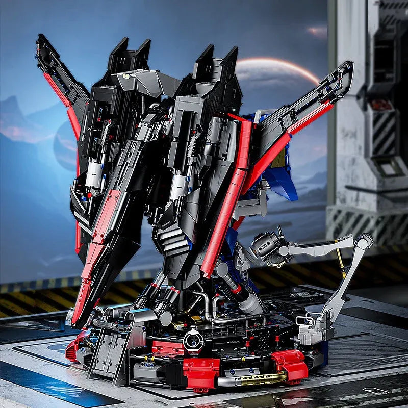Building Blocks Transformation MOC Assault Bust Mech Robot Bricks Toy Construction Set Toys - 5