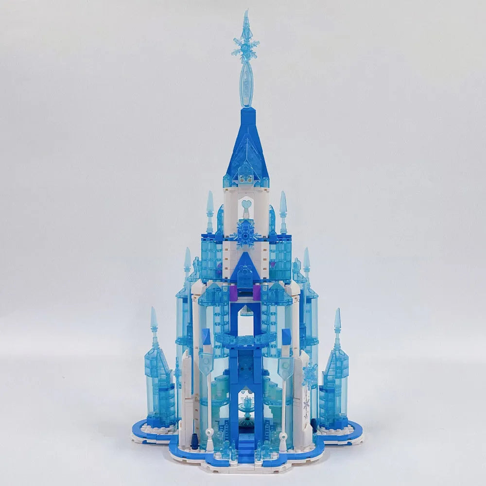 Building Blocks Creative MOC Expert Frozen Ice Castle Bricks Toy - 2