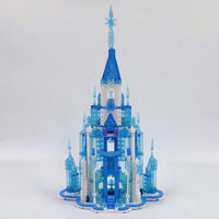 Thumbnail for Building Blocks Creative MOC Expert Frozen Ice Castle Bricks Toy - 2