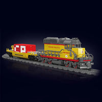 Thumbnail for Building Blocks Tech EMD SD40-2 Diesel Locomotive RC Train Bricks Toy - 4