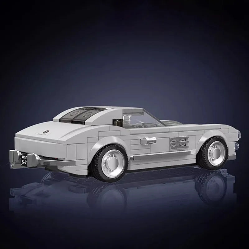 Building Blocks Tech Mini Mercedes - Benz 300SL Speed Champions Racers Bricks Toy - 3