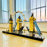Thumbnail for Building Blocks Architecture MOC London Skyline Bricks Toy Construction Set Toys - 2