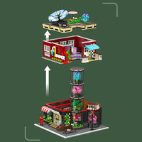 Thumbnail for Building Blocks Creator Expert City Flower Shop Modular Bricks Toy Construction Set Toys - 4