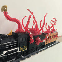 Thumbnail for Building Blocks Tech MOC Assembled Unlimited Train Bricks Toys - 17