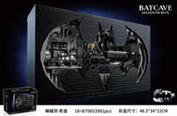 Thumbnail for Building Blocks Super Hero MOC Batcave Shadow Box Bricks Toy - 2