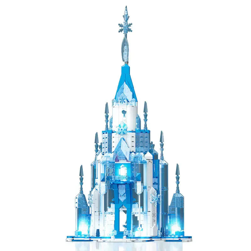 Building Blocks Creative MOC Expert Frozen Ice Castle Bricks Toy - 1