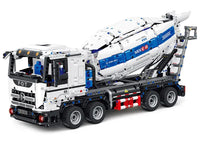 Thumbnail for Building Blocks Tech MOC APP Mechanical RC Mixer Truck Bricks Toy - 1
