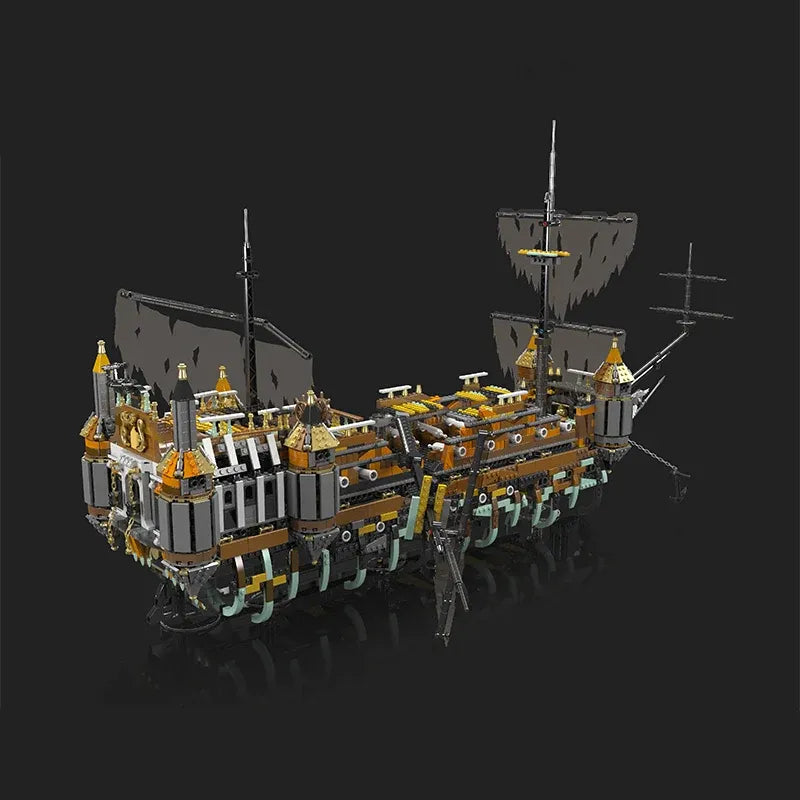 Building Blocks Pirates of Caribbean MOC Silent Mary Bricks Toy - 4