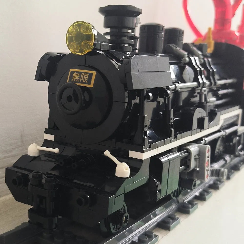 Building Blocks Tech MOC Assembled Unlimited Train Bricks Toys Construction Set Toys - 18